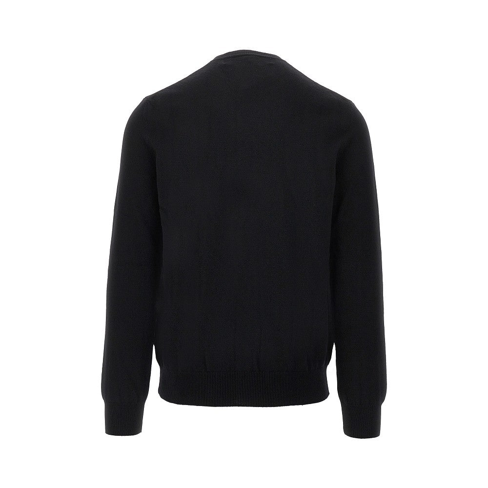 Comme des Garçons PLAY Heart patch crewneck cardigan