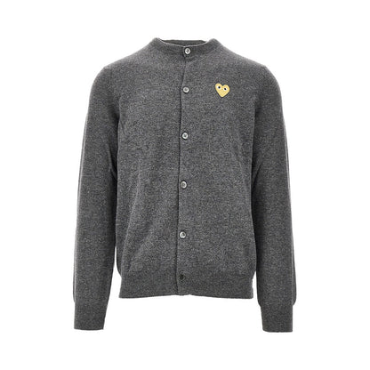 Comme des Garçons PLAY Heart patch wool cardigan