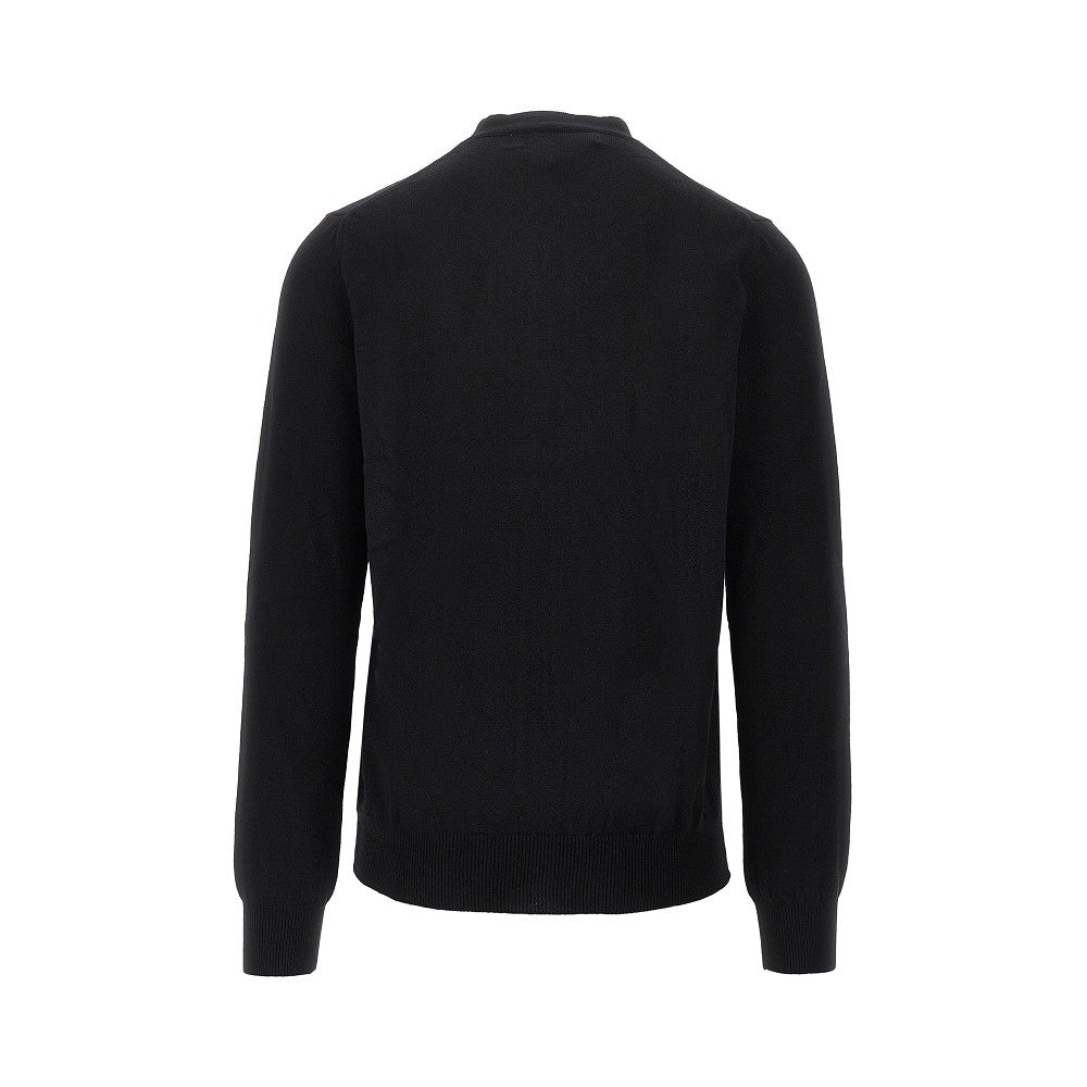 Comme des Garçons PLAY Hearts patches wool cardigan