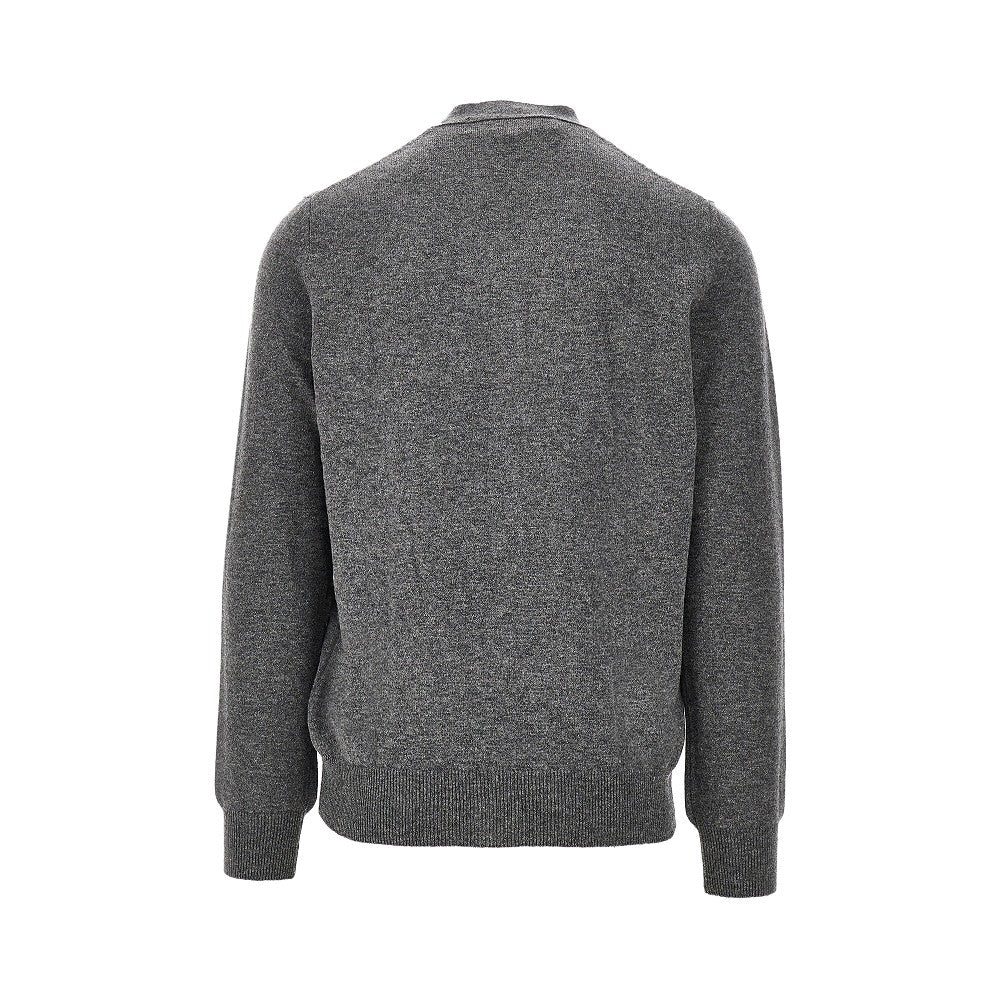 Comme des Garçons PLAY Hearts patches wool cardigan