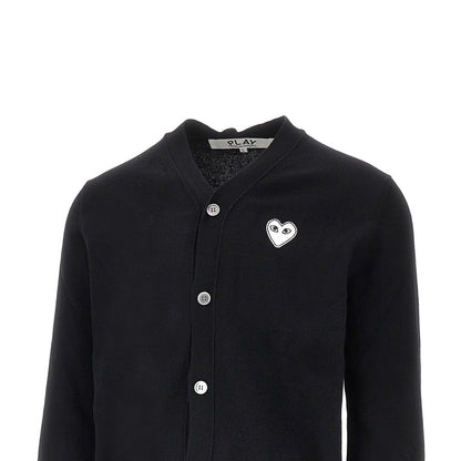 Comme des Garçons PLAY Heart patch wool cardigan