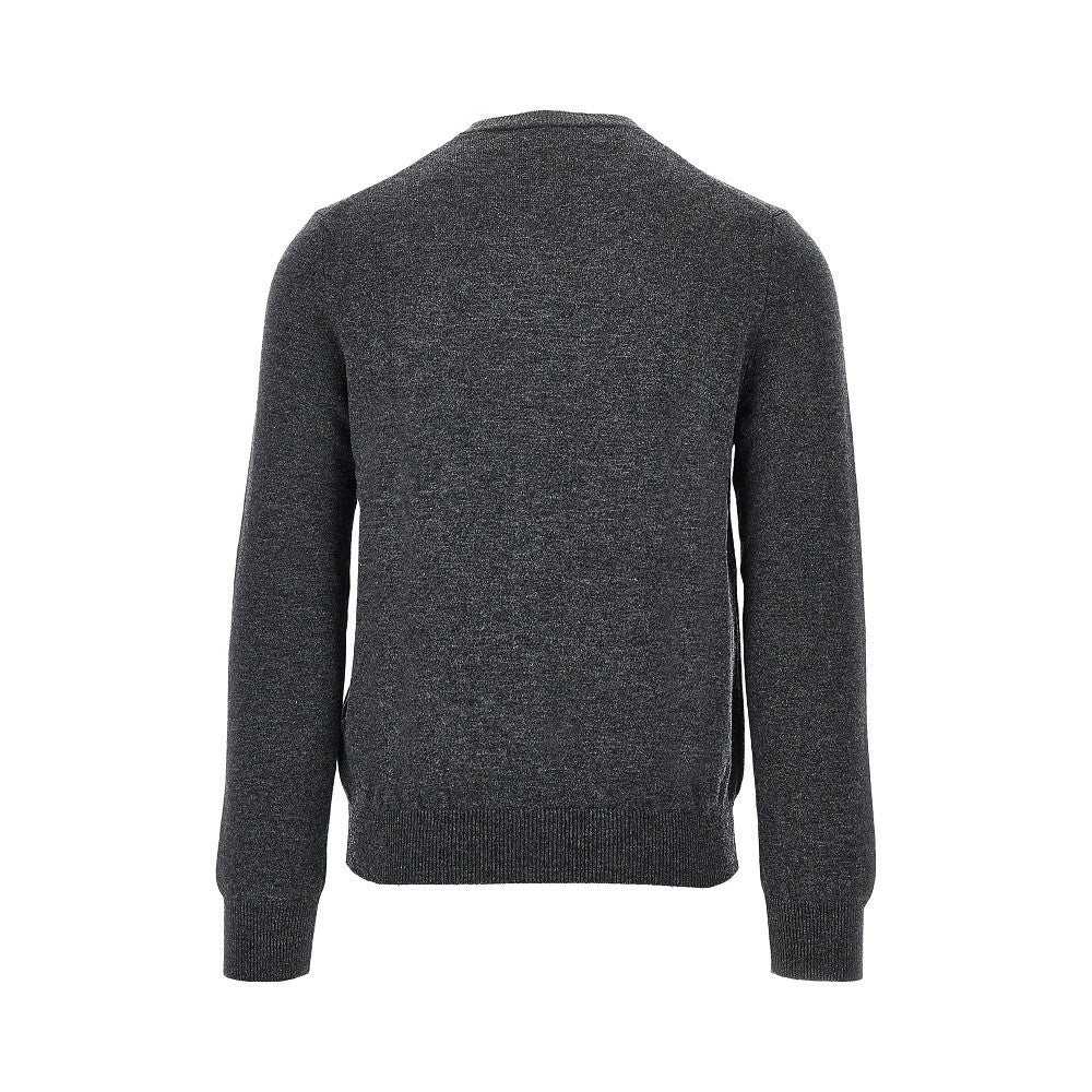 Comme des Garçons PLAY Wool cardigan with Heart patch