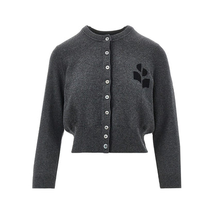 Marant Étoile 'Lona' cotton and wool cardigan