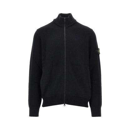 STONE ISLAND Virgin wool full-zip cardigan