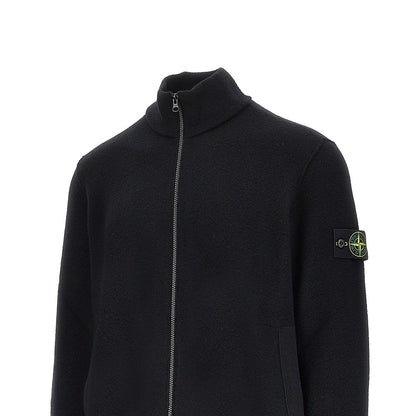 STONE ISLAND Virgin wool full-zip cardigan