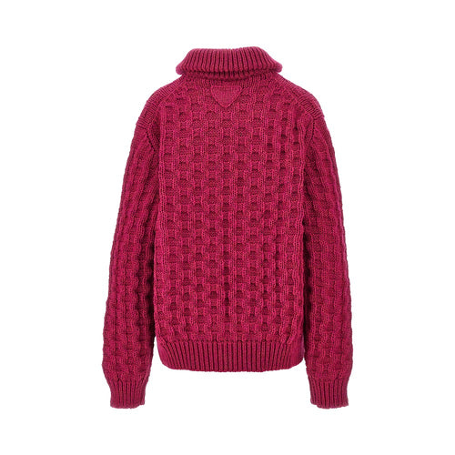 Prada Full-zip wool cardigan