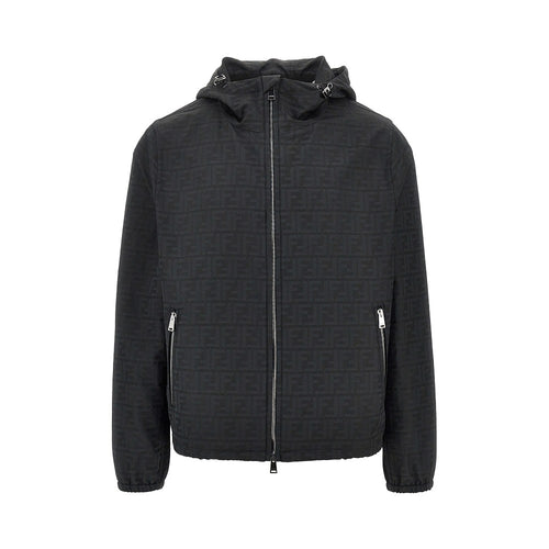 Fendi FF jacquard nylon blouson jacket