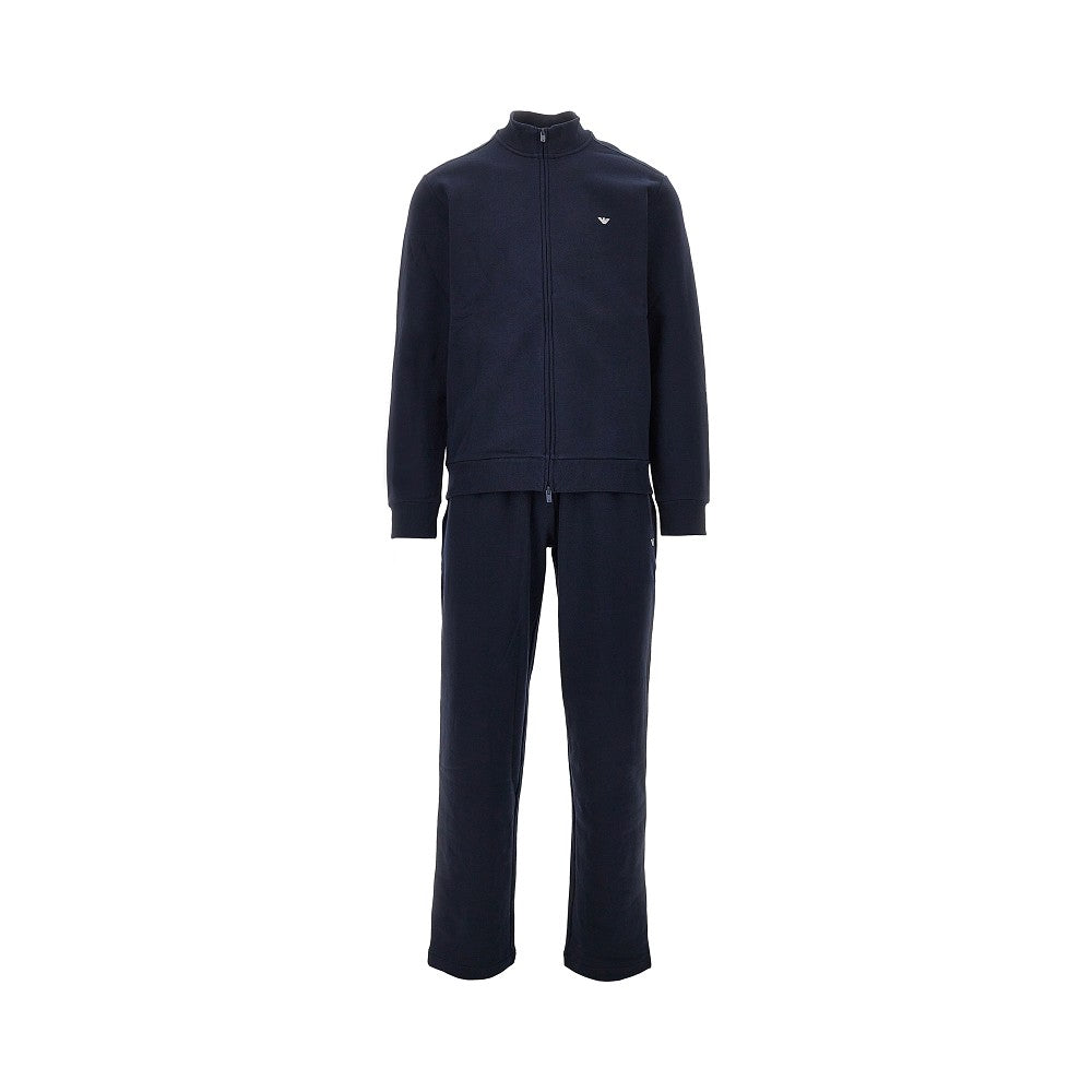 Ea Bodywear Cotton tracksuit with embroidery