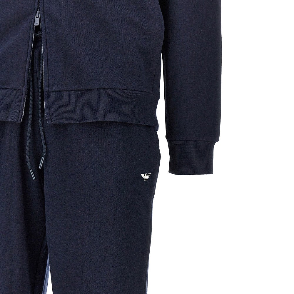 Ea Bodywear Cotton tracksuit with embroidery