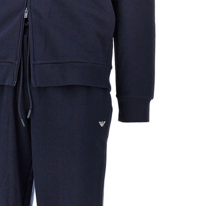 Ea Bodywear Cotton tracksuit with embroidery
