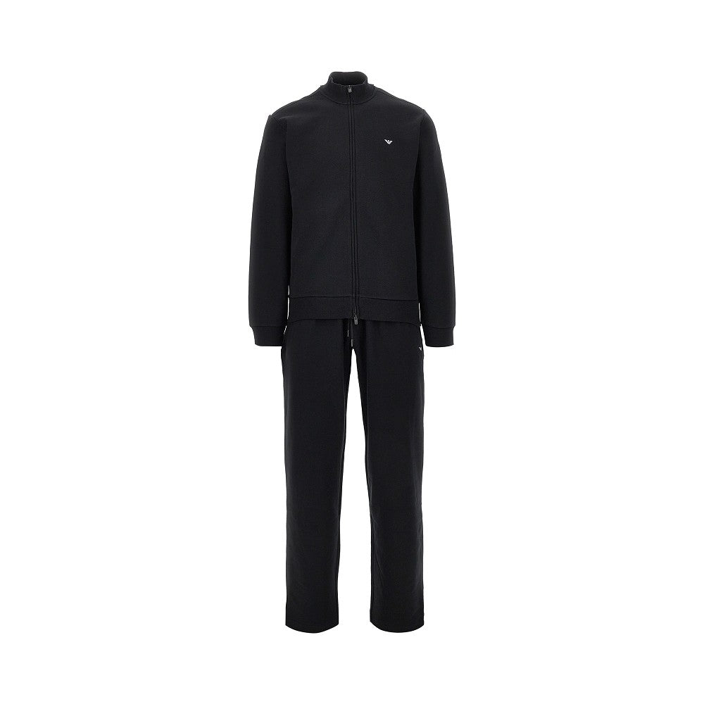 Ea Bodywear Cotton tracksuit with embroidery