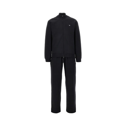 Ea Bodywear Cotton tracksuit with embroidery