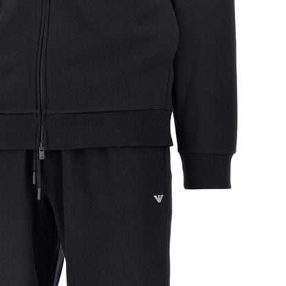 Ea Bodywear Cotton tracksuit with embroidery