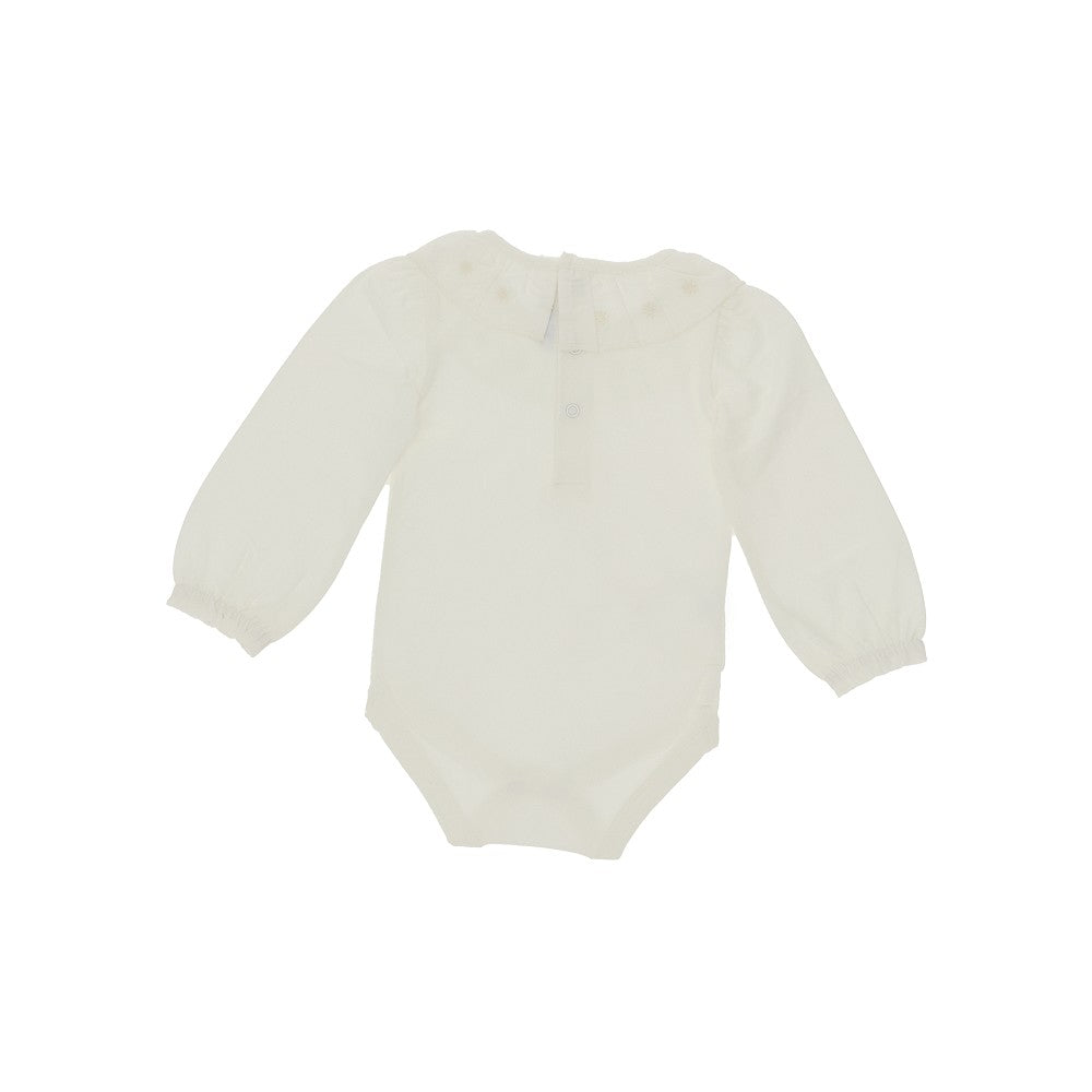 Mayoral Bodysuit with embroidered collar