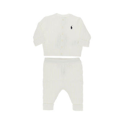 RALPH LAUREN Cable knit two-piece set