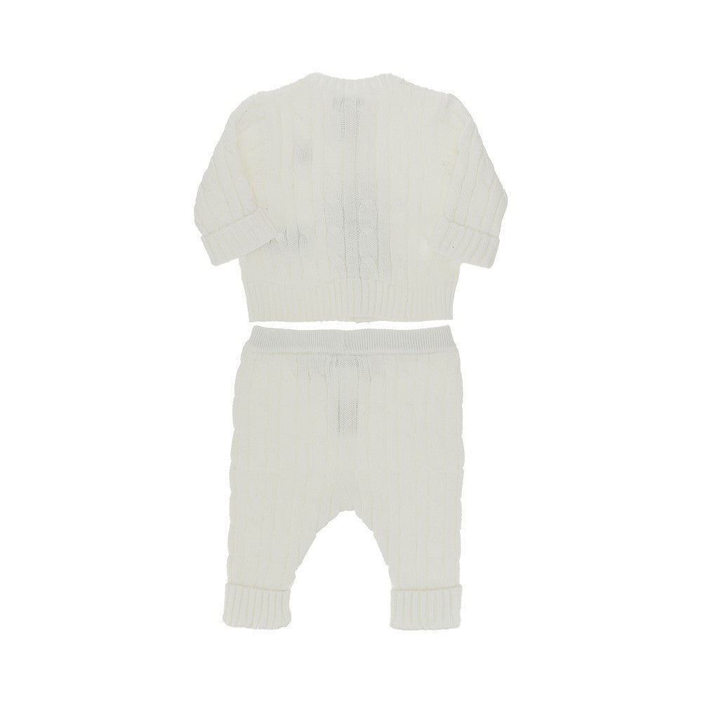 RALPH LAUREN Cable knit two-piece set