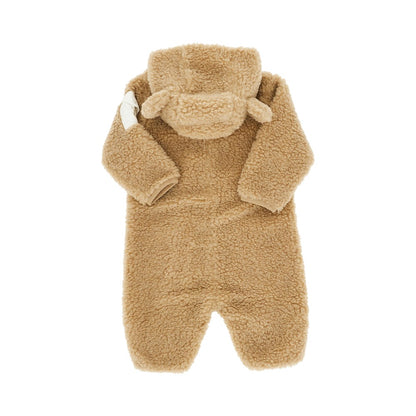 MONCLER Teddy fleece romper suit
