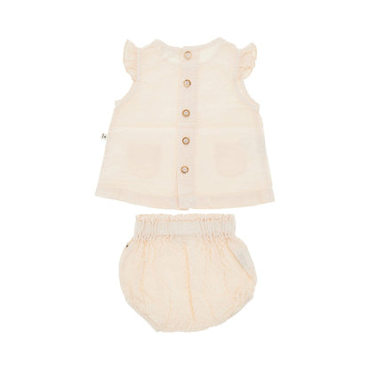 1 + in the Family Cotton seersucker two-pieces set