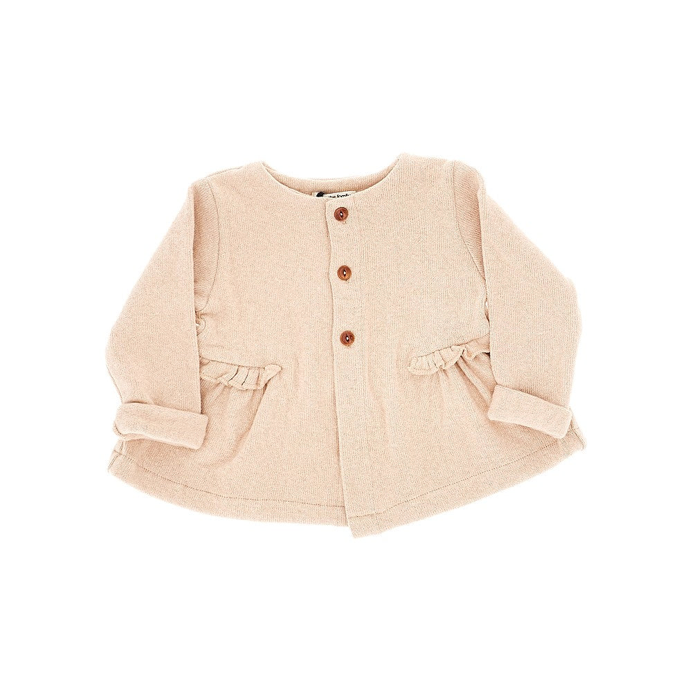 1 + in the Family Cotton-blend knitted cardigan