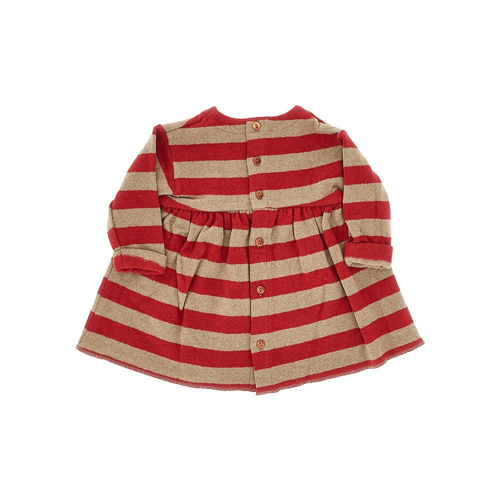 1 + in the Family Striped cotton-blend mini dress