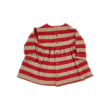 1 + in the Family Striped cotton-blend mini dress