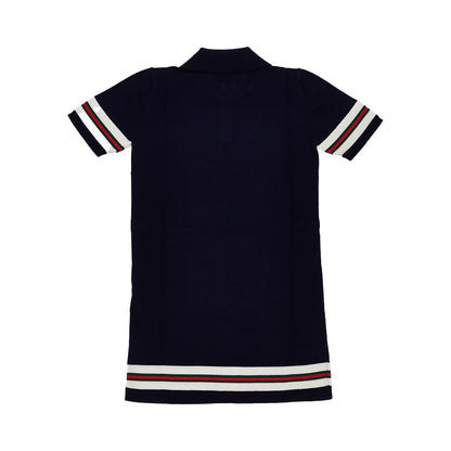 GUCCI Jersey mini dress with Web intarsia