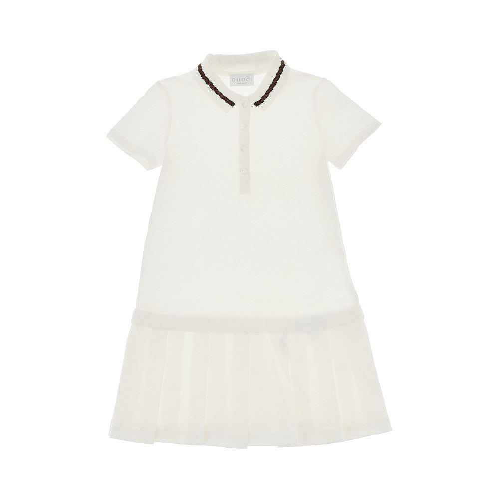 GUCCI Stretch piquet mini dress