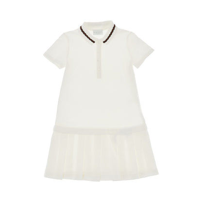 GUCCI Stretch piquet mini dress