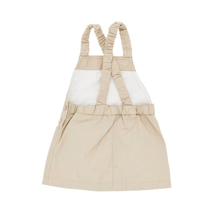 MONCLER Cotton-blend mini dress with logo