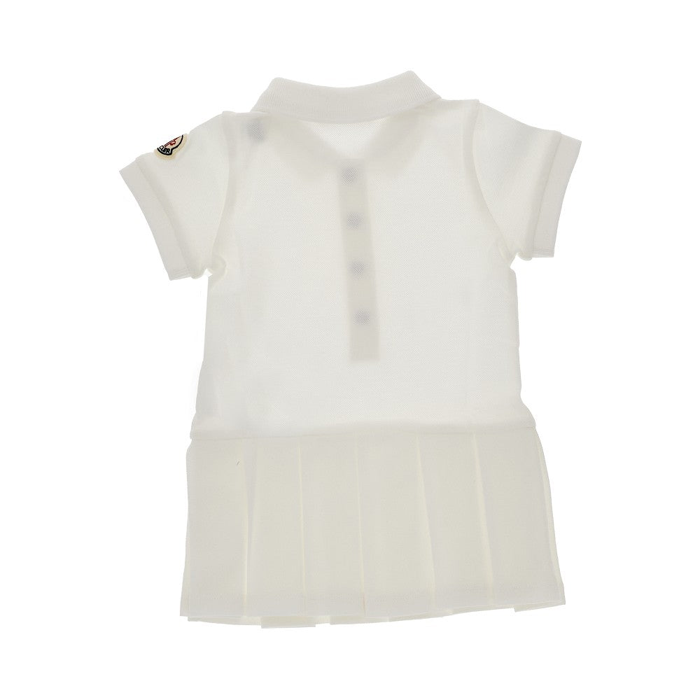 MONCLER Piquet polo mini dress