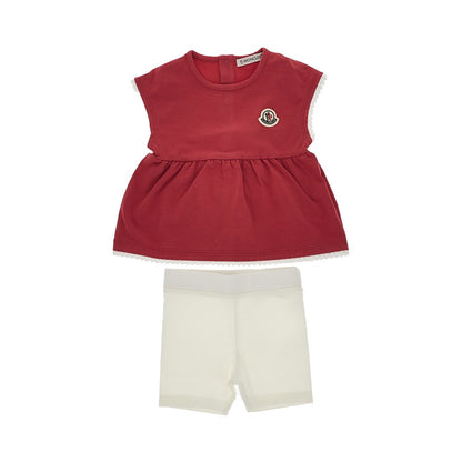 MONCLER Cotton jersey two-piece set