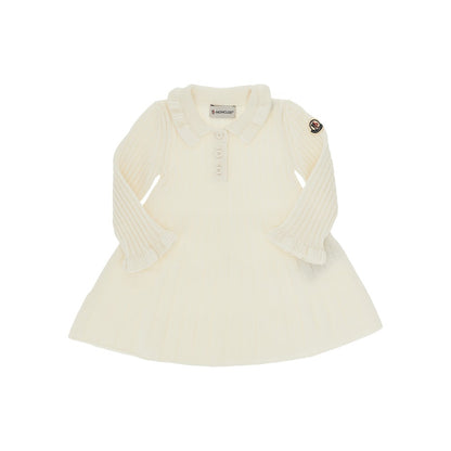MONCLER Ribbed wool and cashmere mini dress
