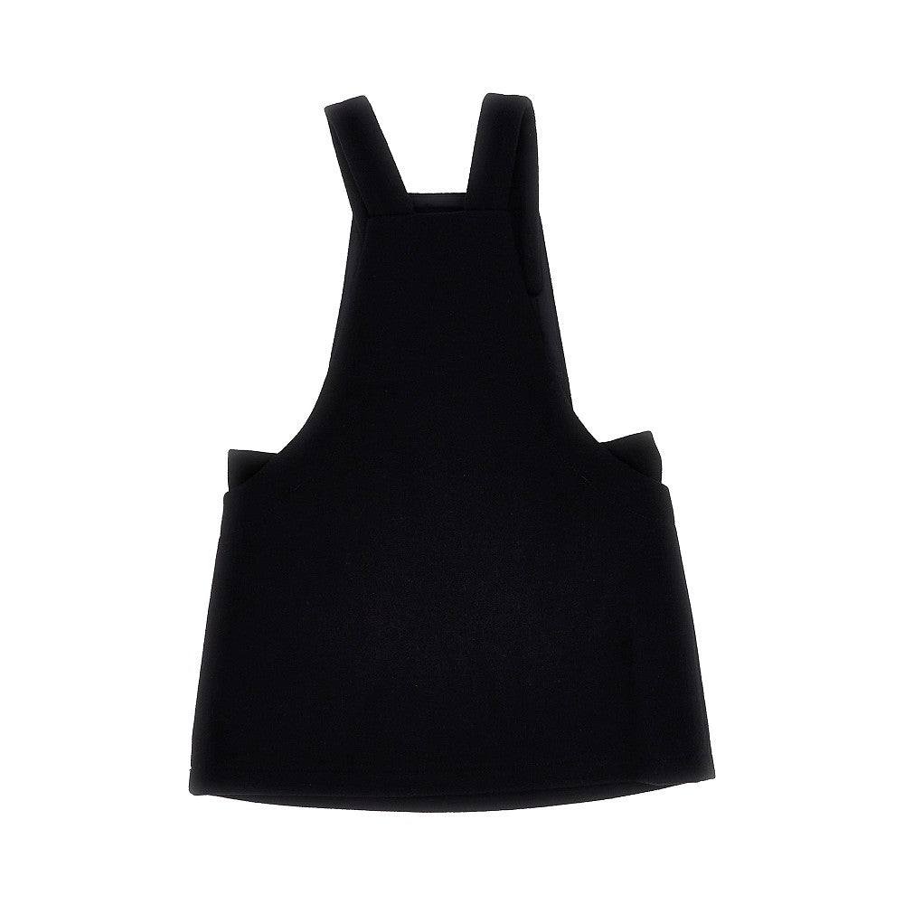 MARNI Cloth skirt overalls with logo embroidery