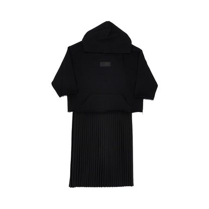 MM6 Maison Margiela Pleated skirt sweatdress