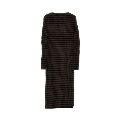 MM6 Maison Margiela Knitted mini dress with striped motif