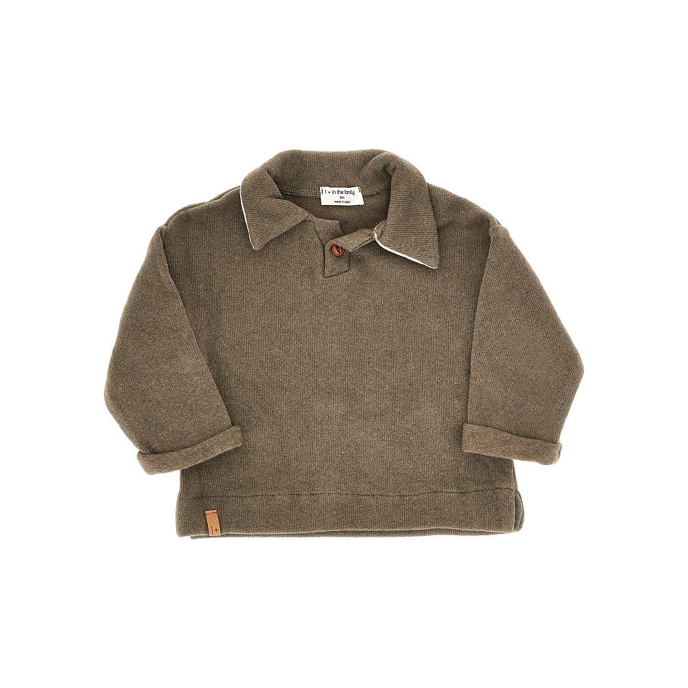 1 + in the Family Cotton-blend polo shirt