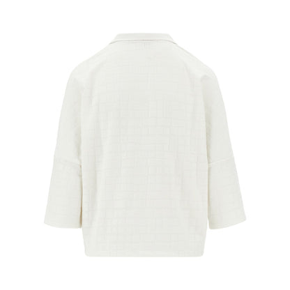 EMPORIO ARMANI Jacquard knit polo shirt