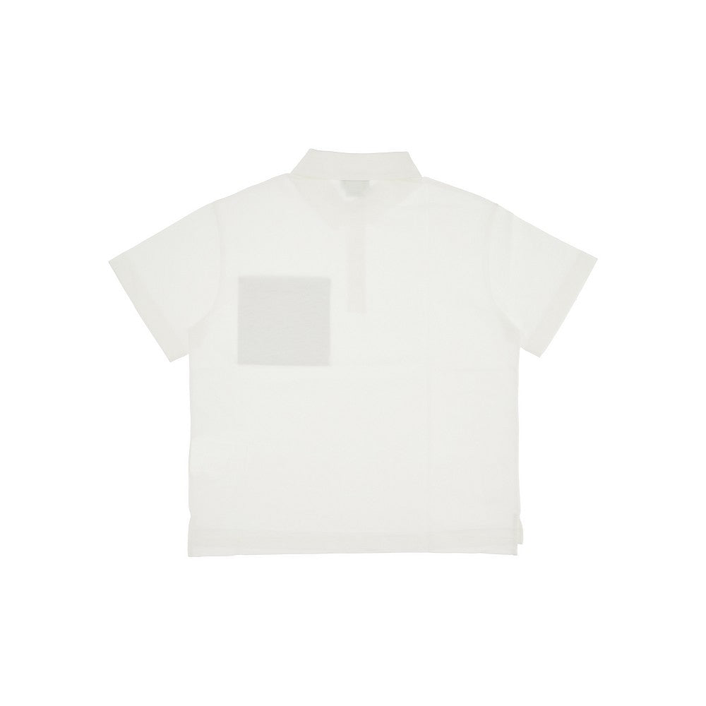 FENDI Jersey polo shirt with FF pocket