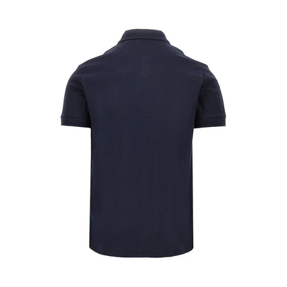 BURBERRY Cotton piquet polo shirt with EKD embroidery
