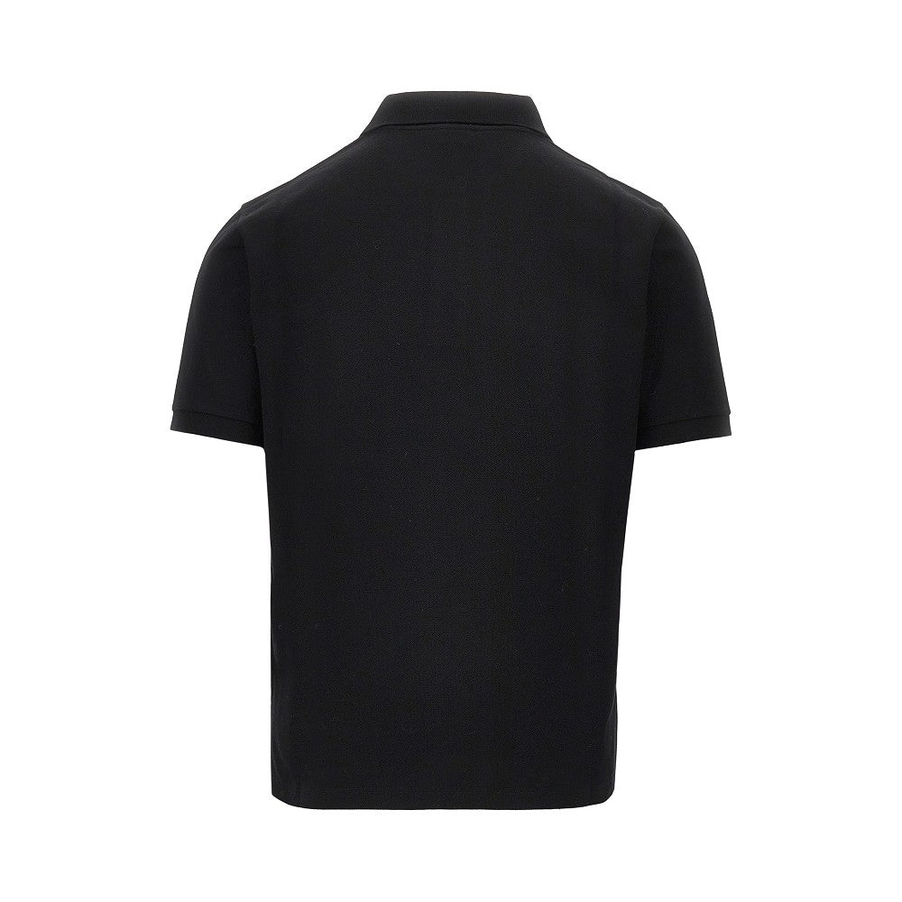 SAINT LAURENT Cassandre embroidery Boxy polo shirt