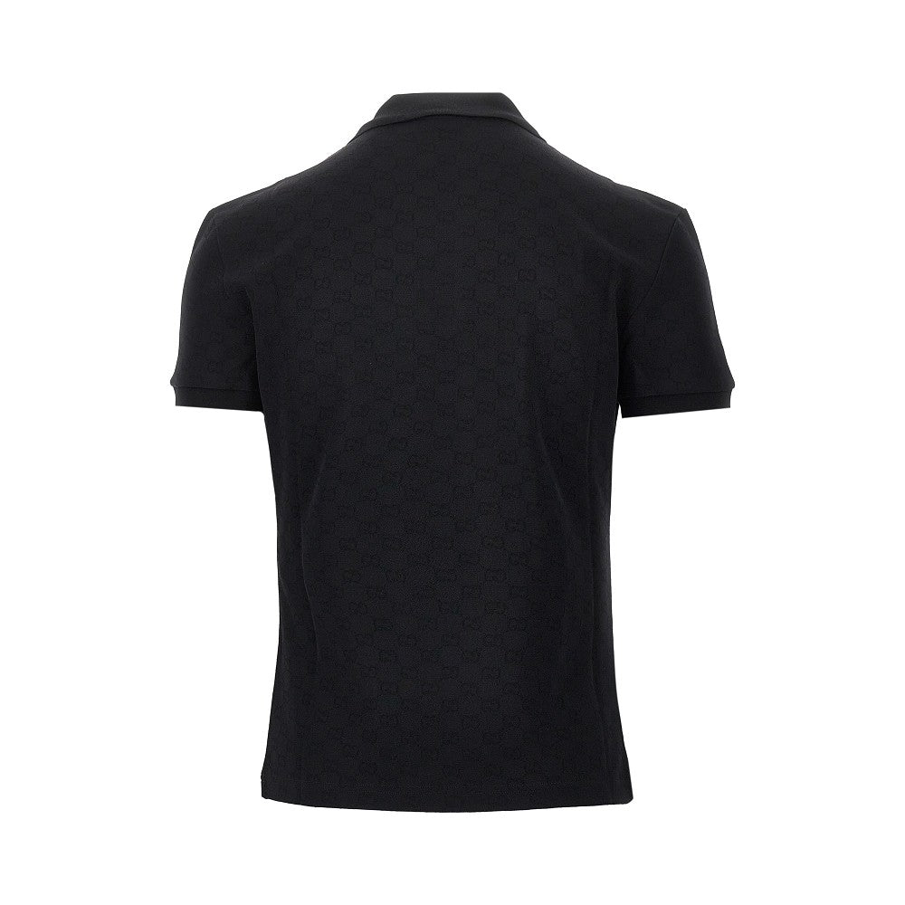 GUCCI Jacquard jersey polo shirt
