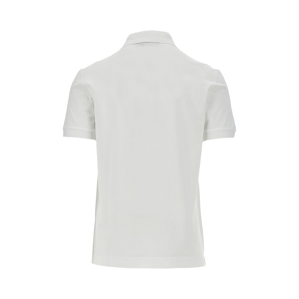 DOLCE&GABBANA Piquet polo shirt with logo plate
