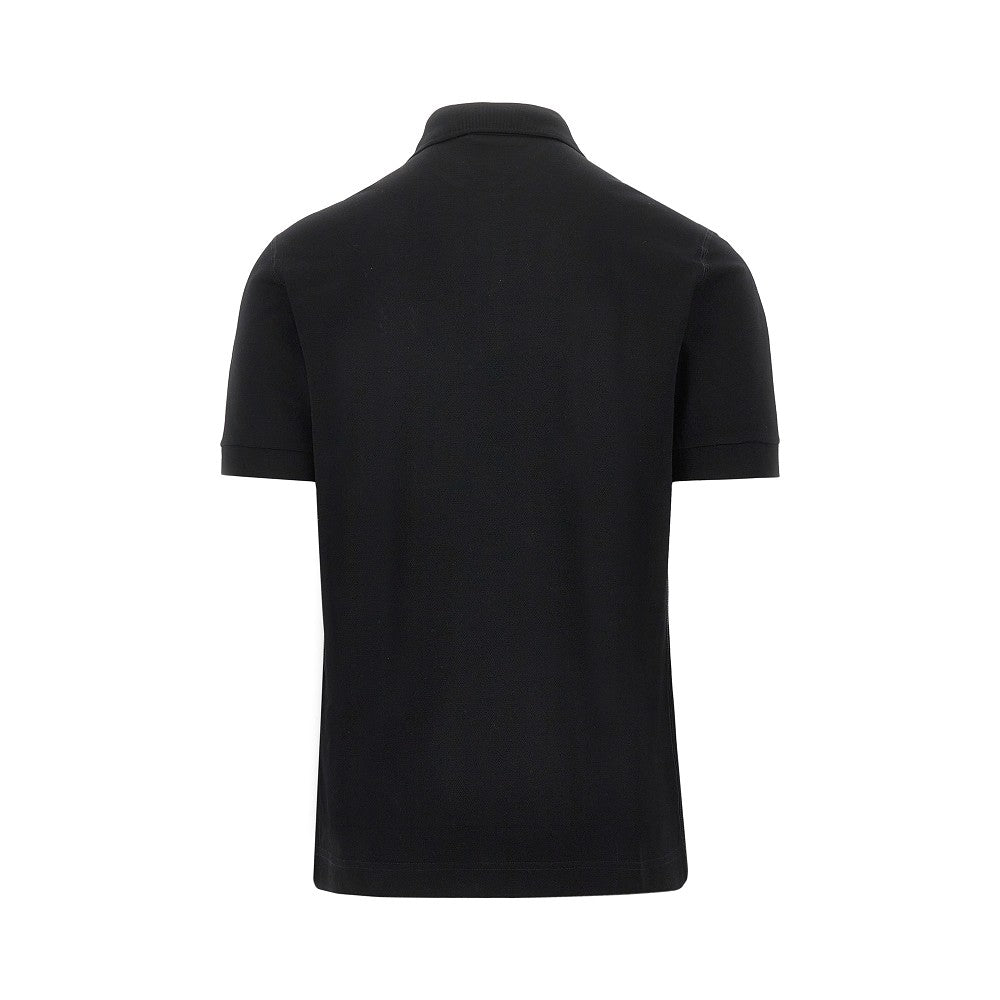 DOLCE&GABBANA Piquet polo shirt with logo plate