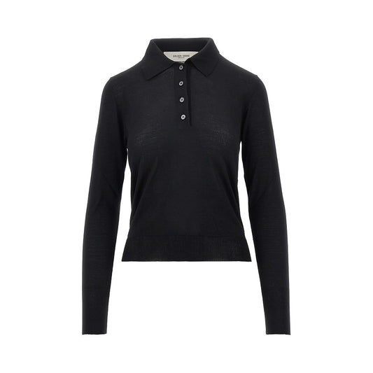 GOLDEN GOOSE Ghislayne' knitted polo shirt