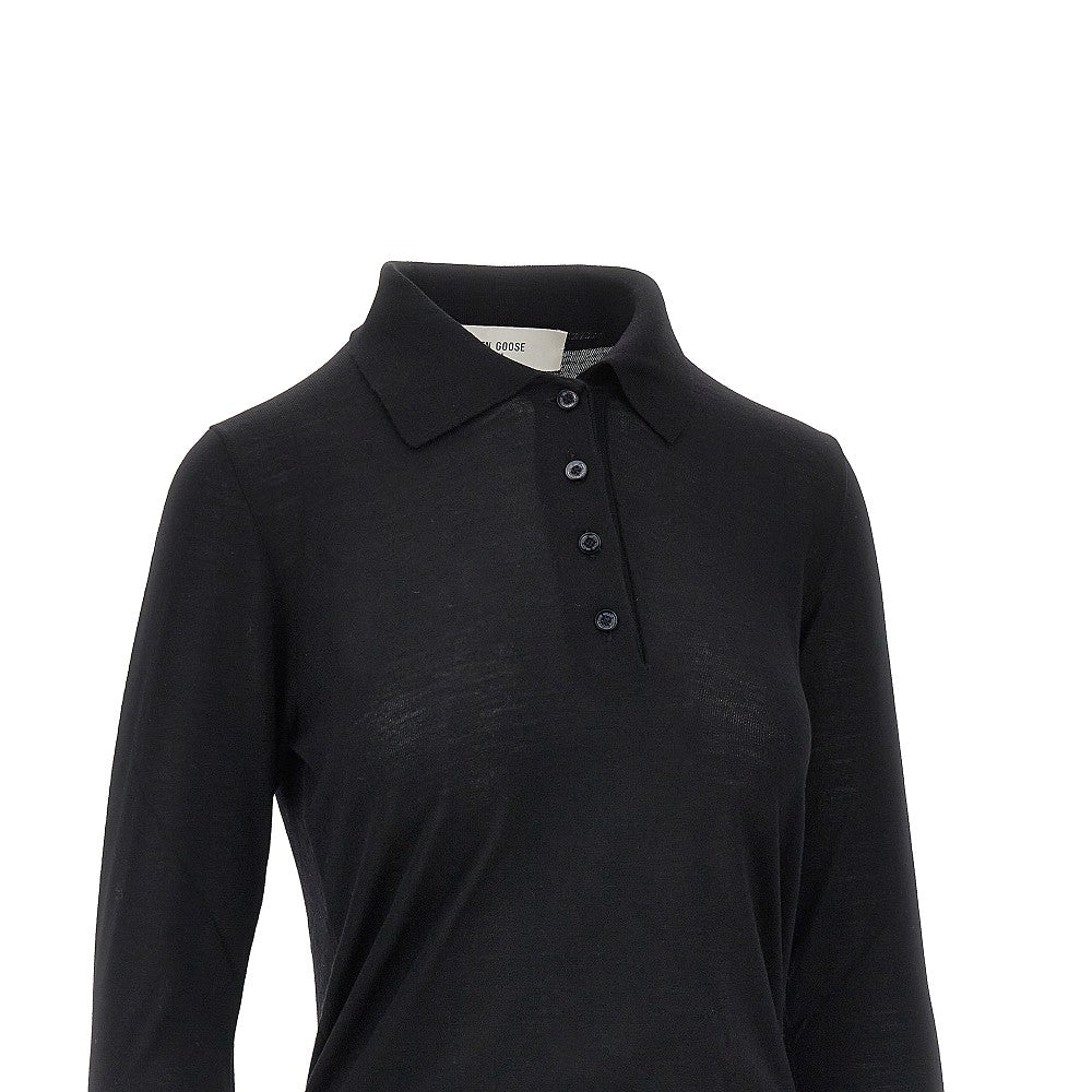 GOLDEN GOOSE Ghislayne' knitted polo shirt