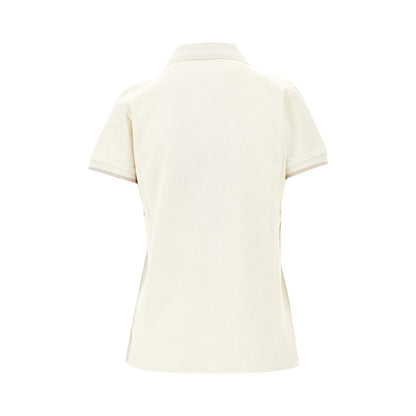 MONCLER Piquet polo shirt with logo patch