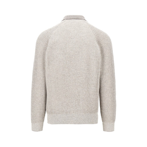 BRUNELLO CUCINELLI Cashmere knit polo sweater