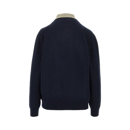 MIU MIU Layering effect wool and cashmere sweater