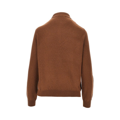 PRADA Cashmere lozenge polo sweater