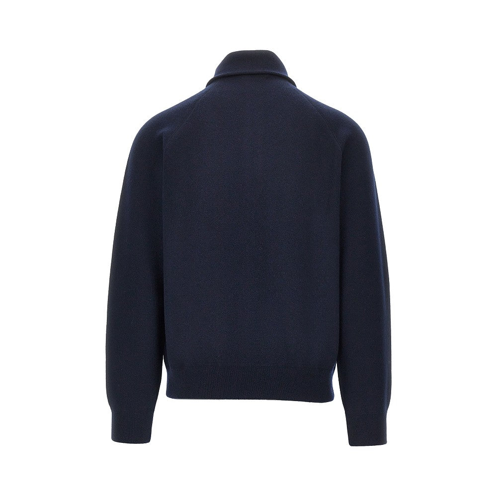 PRADA Wool and cashmere half-zip sweater